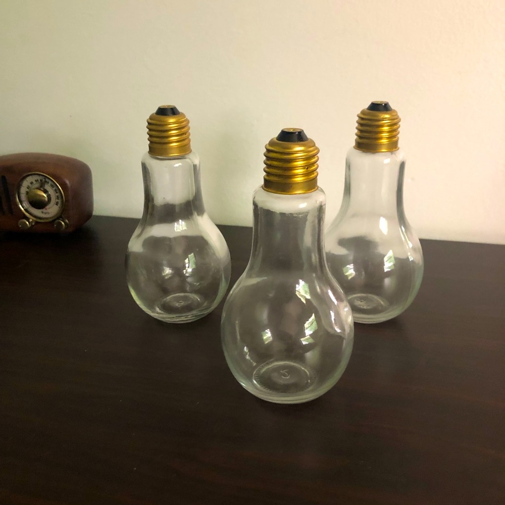 Hobby lobby light bulb decor jars